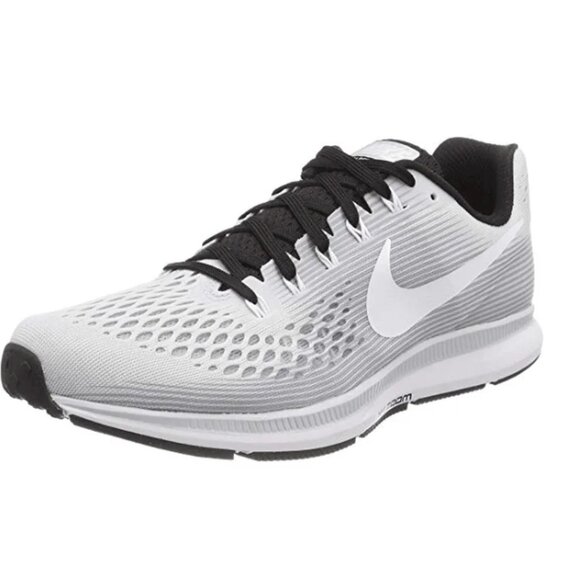 Nike Women's Gray Air Zoom Pegasus Mesh Athletic Running Shoes Size 6 - Picture 1 of 7